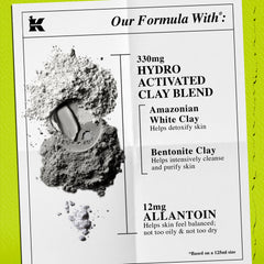 Kiehl's Rare Earth Masque: application facile pour peau clarifiée après nettoyage.