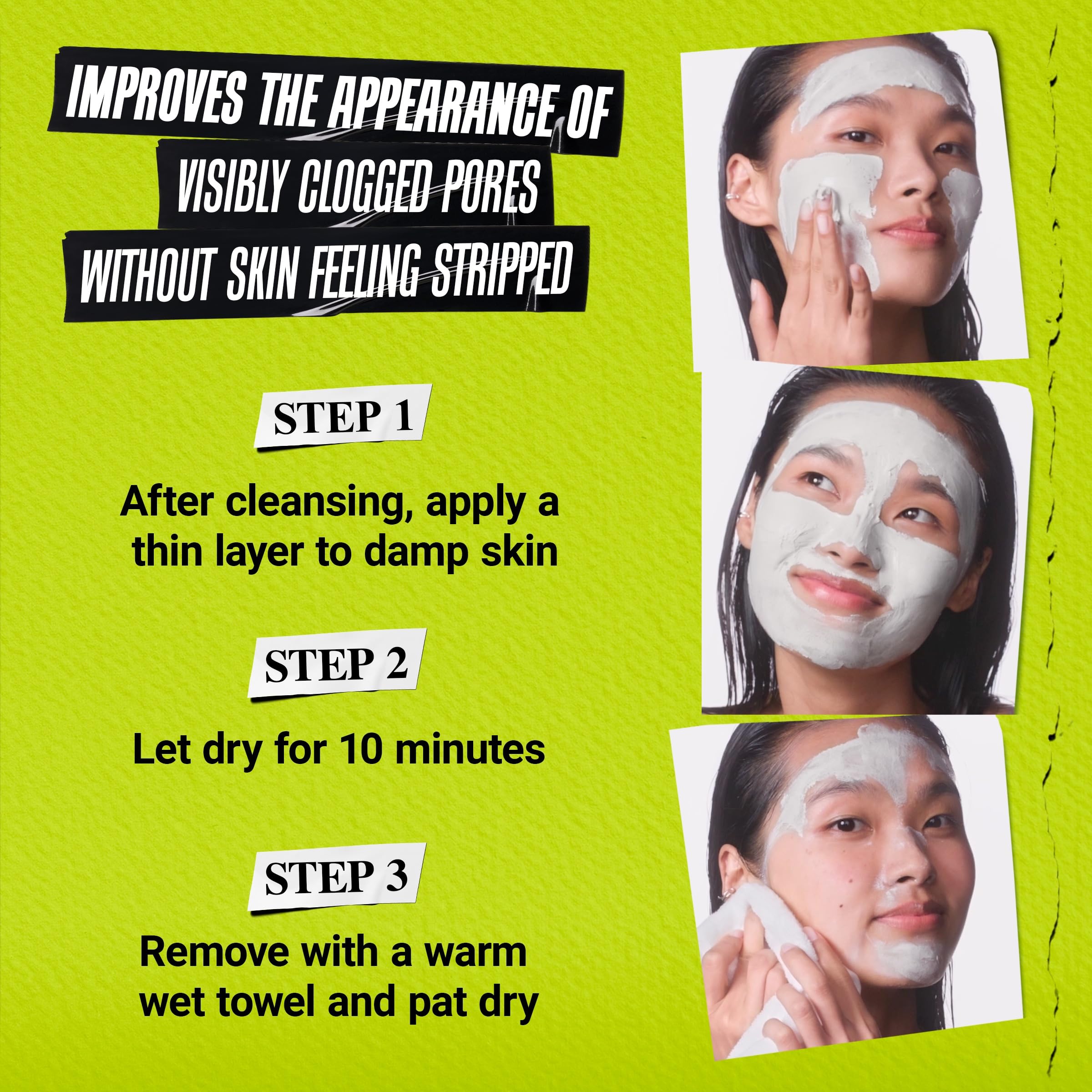 Kiehl's Rare Earth Masque: ingrédients clé — argile amazonienne et bentonite pour purifier.