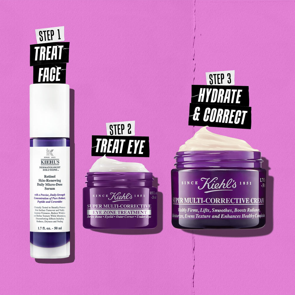 Kiehl's Super Multi-Corrective Eye Cream formule sans parabènes et sans parfum