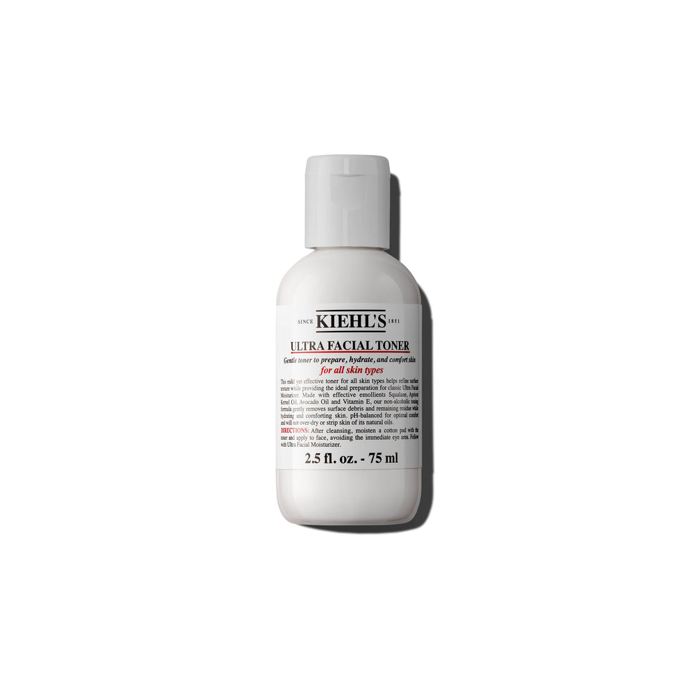 Kiehl's Ultra Facial Toner — bouteille affichant une hydratation légère pour la peau.