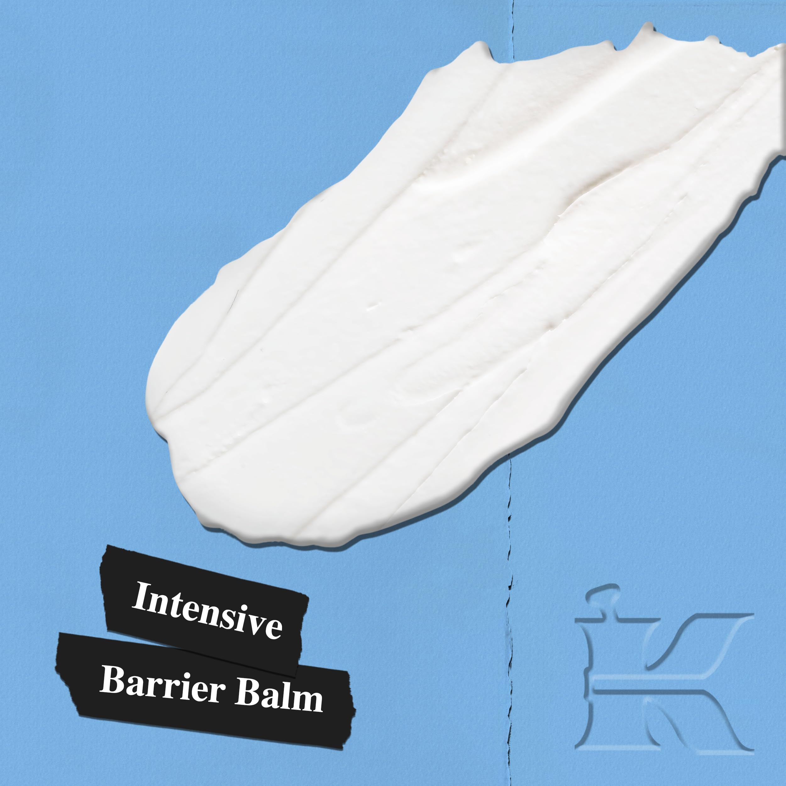 Kiehl's Ultra Facial Barrier Cream – application visage par massage pour peau souple.