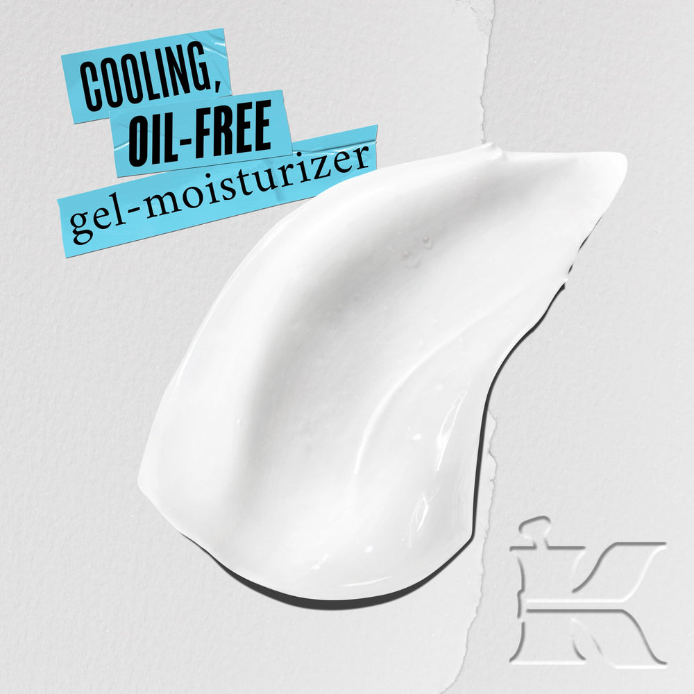 Kiehl's Ultra Facial Gel-Crème sans huile, effet frais et absorption rapide.