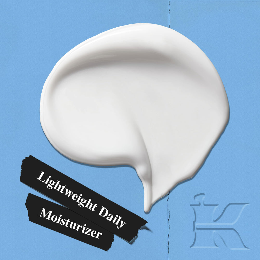 Kiehl's Ultra Facial Moisturizer, texture crème, peau lisse et confortable.