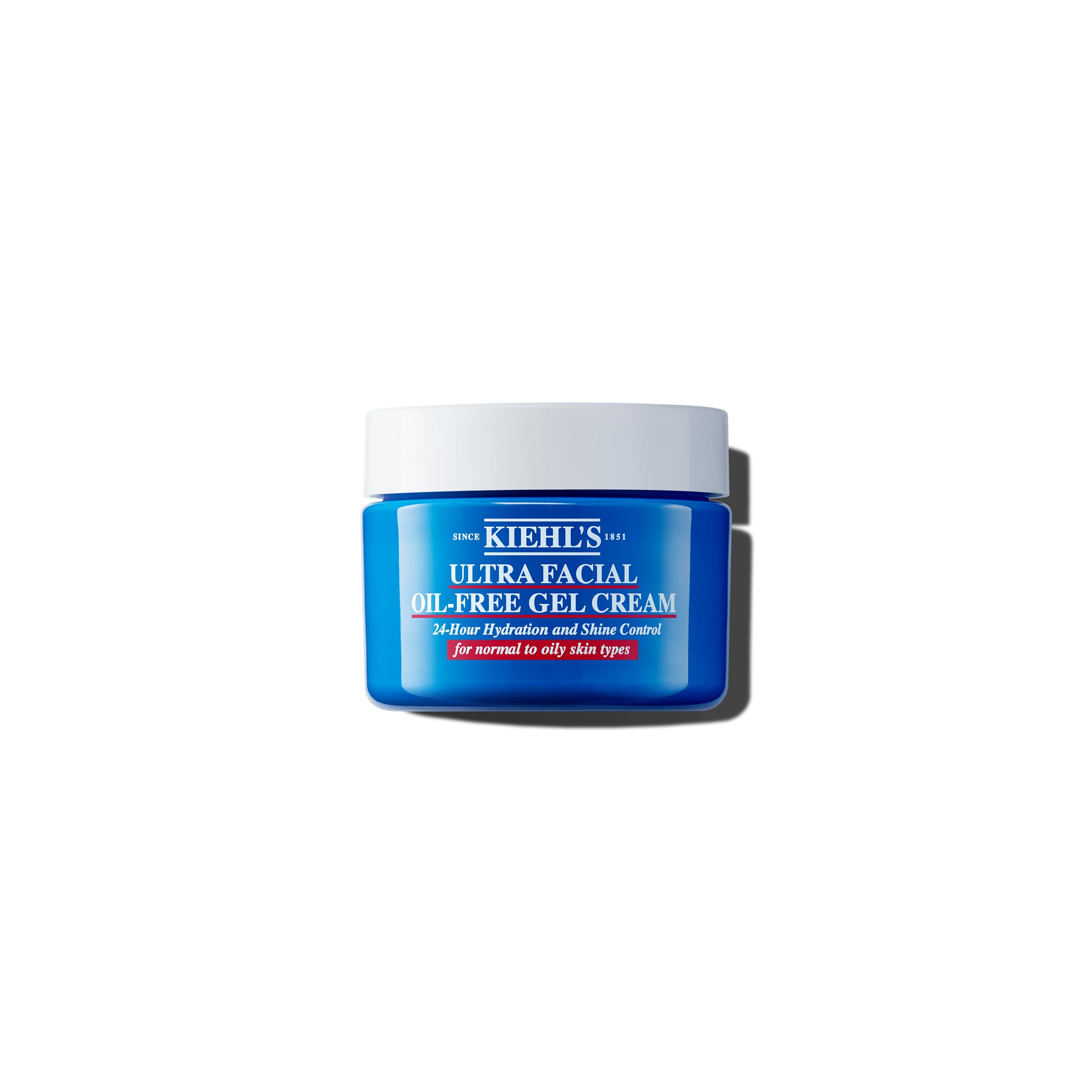Kiehl's sans huile, flacon visible, hydratation durable et contrôle de la brillance.