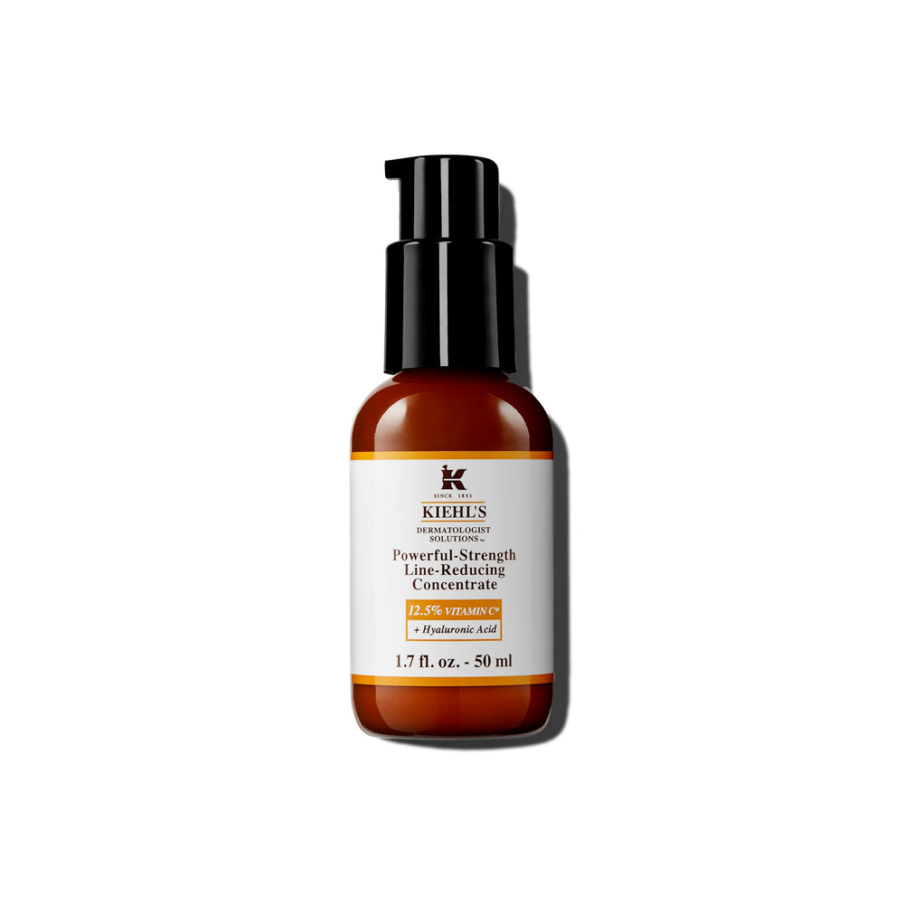 Kiehl's Serum Vitamine C 12,5% — bouteille avec pompe prête à l'application.