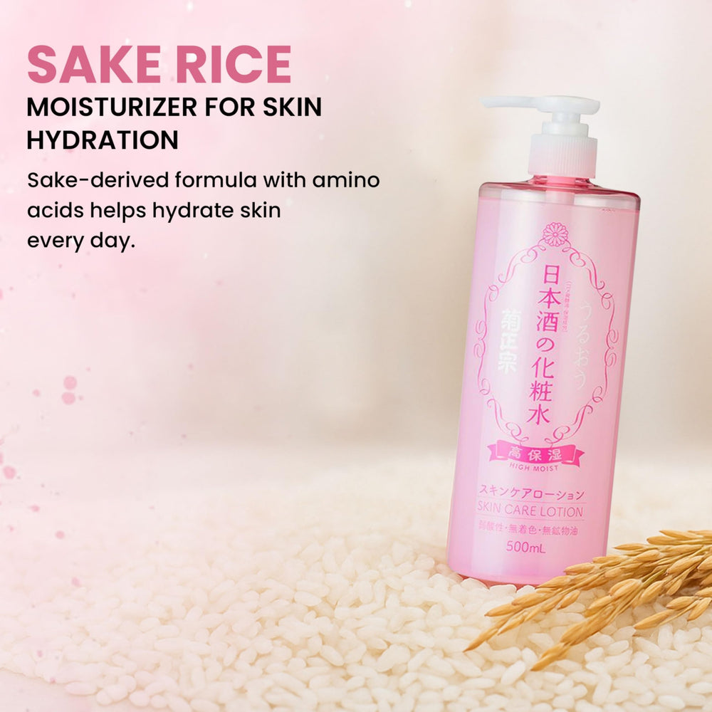 Kikumasamune exemplaire d’extrait riz fermenté pour douceur cutanée.