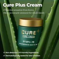 Kim Jeong Moon Aloe Cure Balm sur talons secs et coudes pour hydratation ciblée.