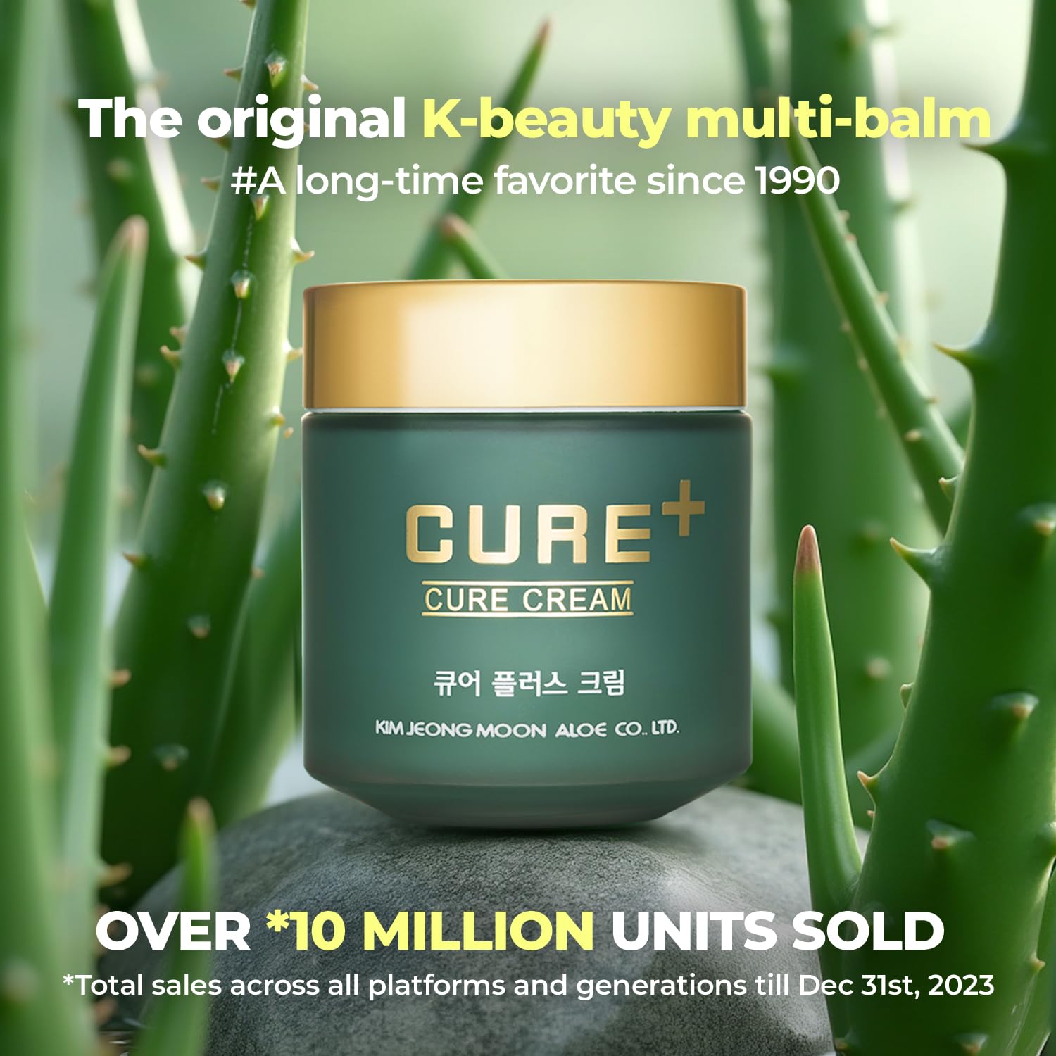 Kim Jeong Moon Aloe Cure Balm usage familial sûr et polyvalent.