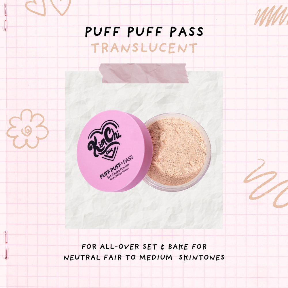 Application rapide Kimchi Chic : poudre translucide pour régler le teint en un instant.