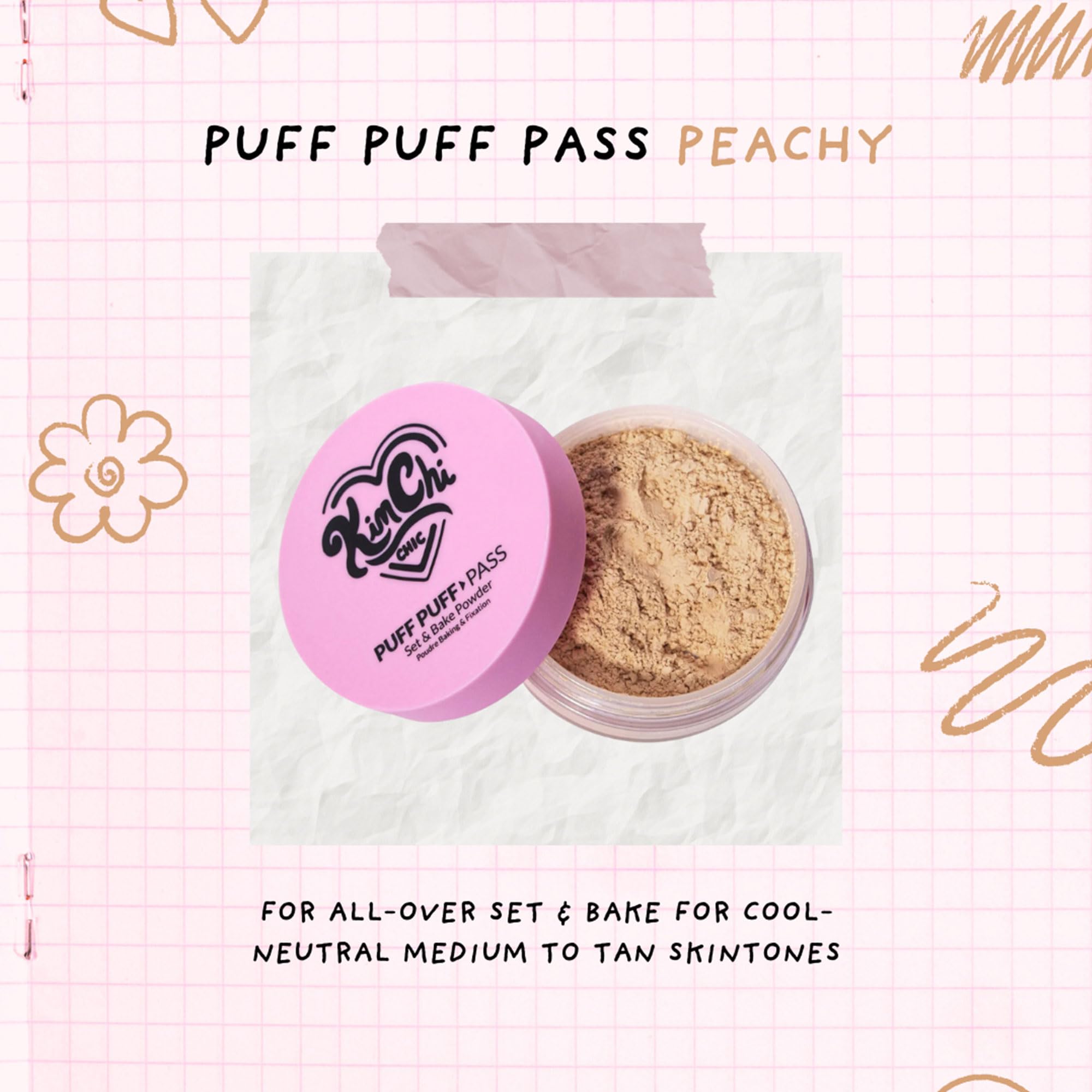 KimChiChic fini mat: poudre ultra fine pour un look sans brillance.