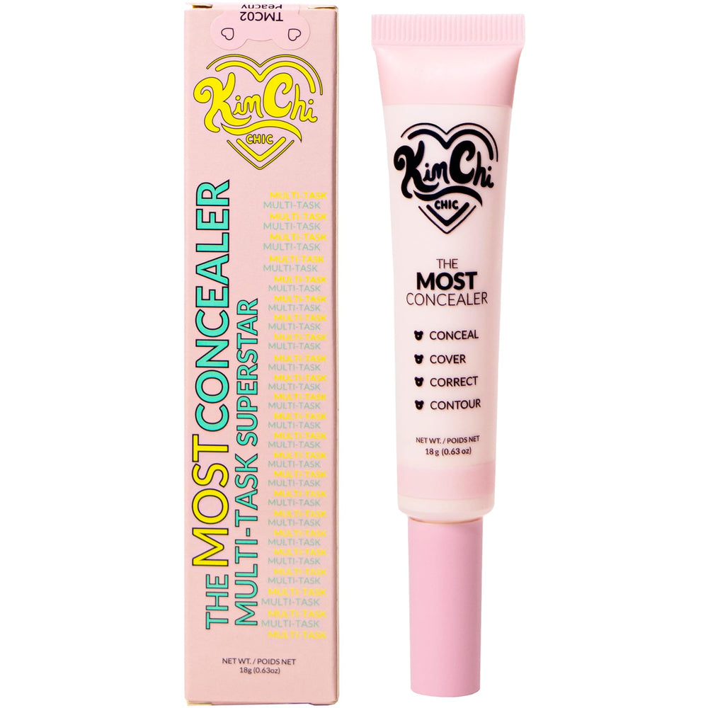 KimChiChic The Most Concealer application field demonstrates even blending on face.