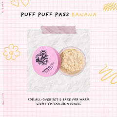 KimChiChic Velours Puff application pour fixer le maquillage sans surcharge