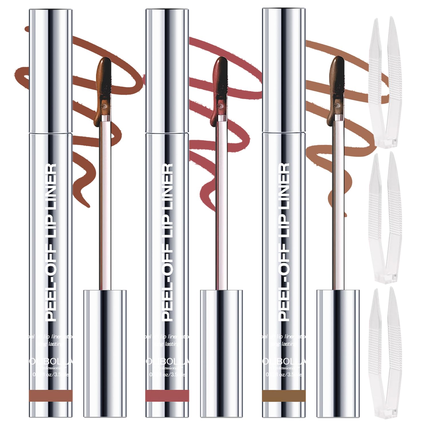 KIMIEYE kit-stain-crayon-levres retraitable en film, couleur naturelle et longue tenue.