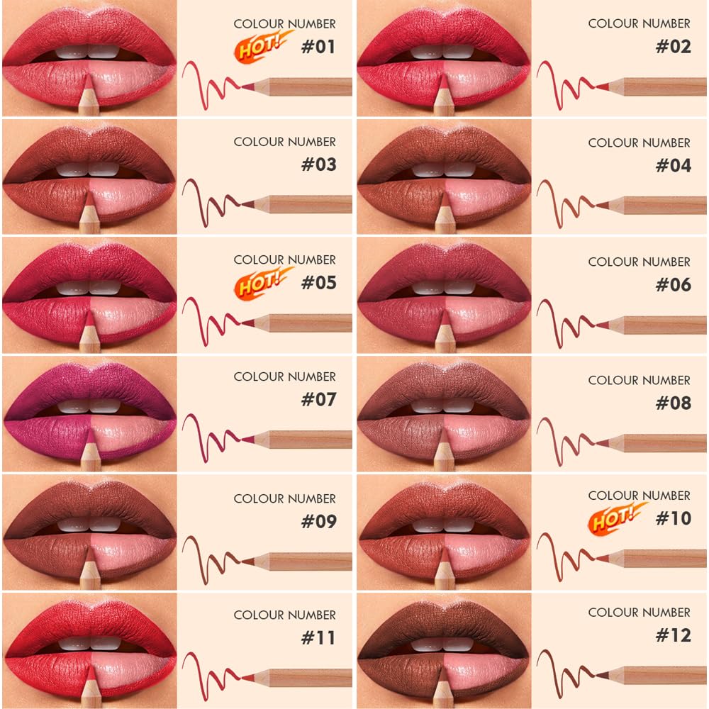 KIMIEYE Crayon-levres rose glamour: effet lumineux et définition nette.