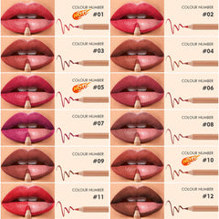 KIMIEYE Crayon-levres rose glamour: effet lumineux et définition nette.