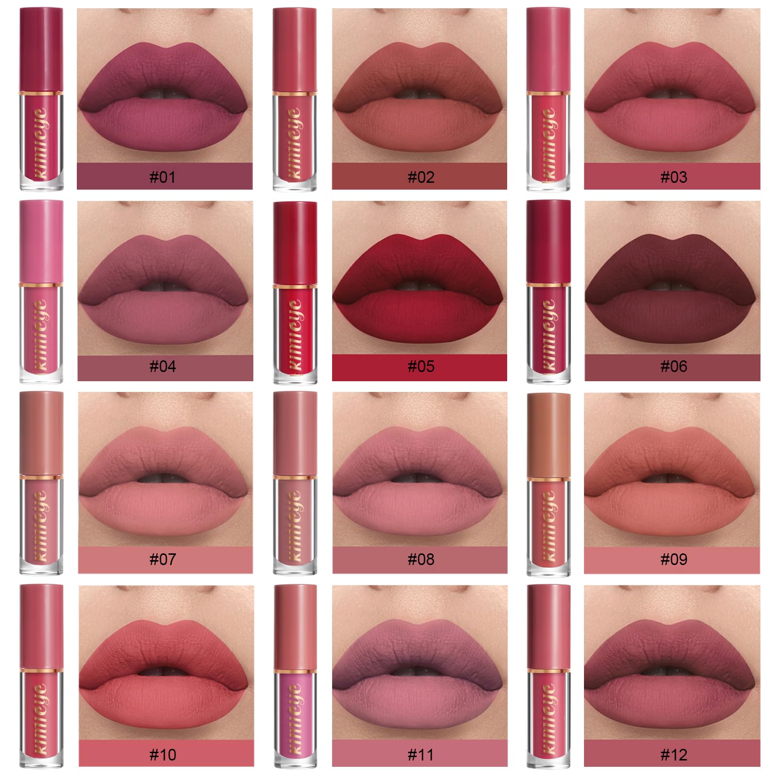 KIMIEYE nuances neutres et rosées pour varier les styles et sublimer les carnations.