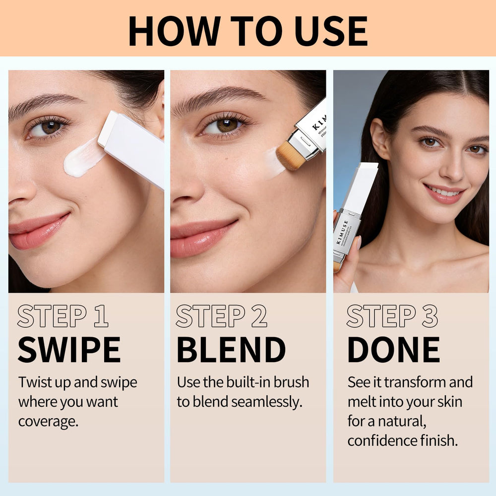 KIMUSE Aperçu Fini Lumineux: éclat naturel sans effet gras.