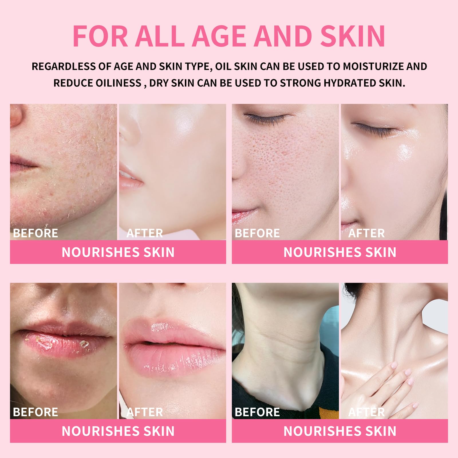 KIMUSE Hydratant Multi Balm Stick pour le cou, améliore l'hydratation et l'élasticité.