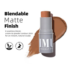 KIMUSE Blush Stick crème, teinte rosée lumineuse et longue tenue.