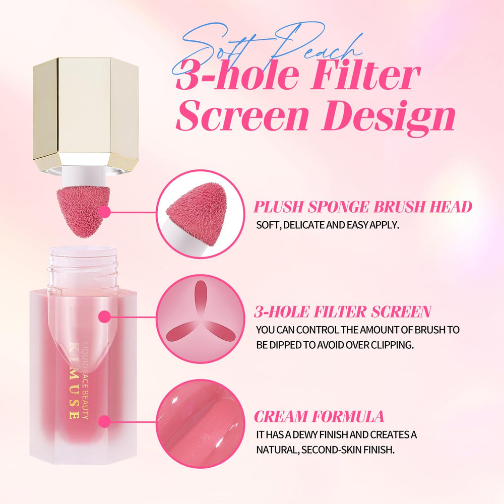 KIMUSE Fard liquide – fini lumineux et effet seconde peau.