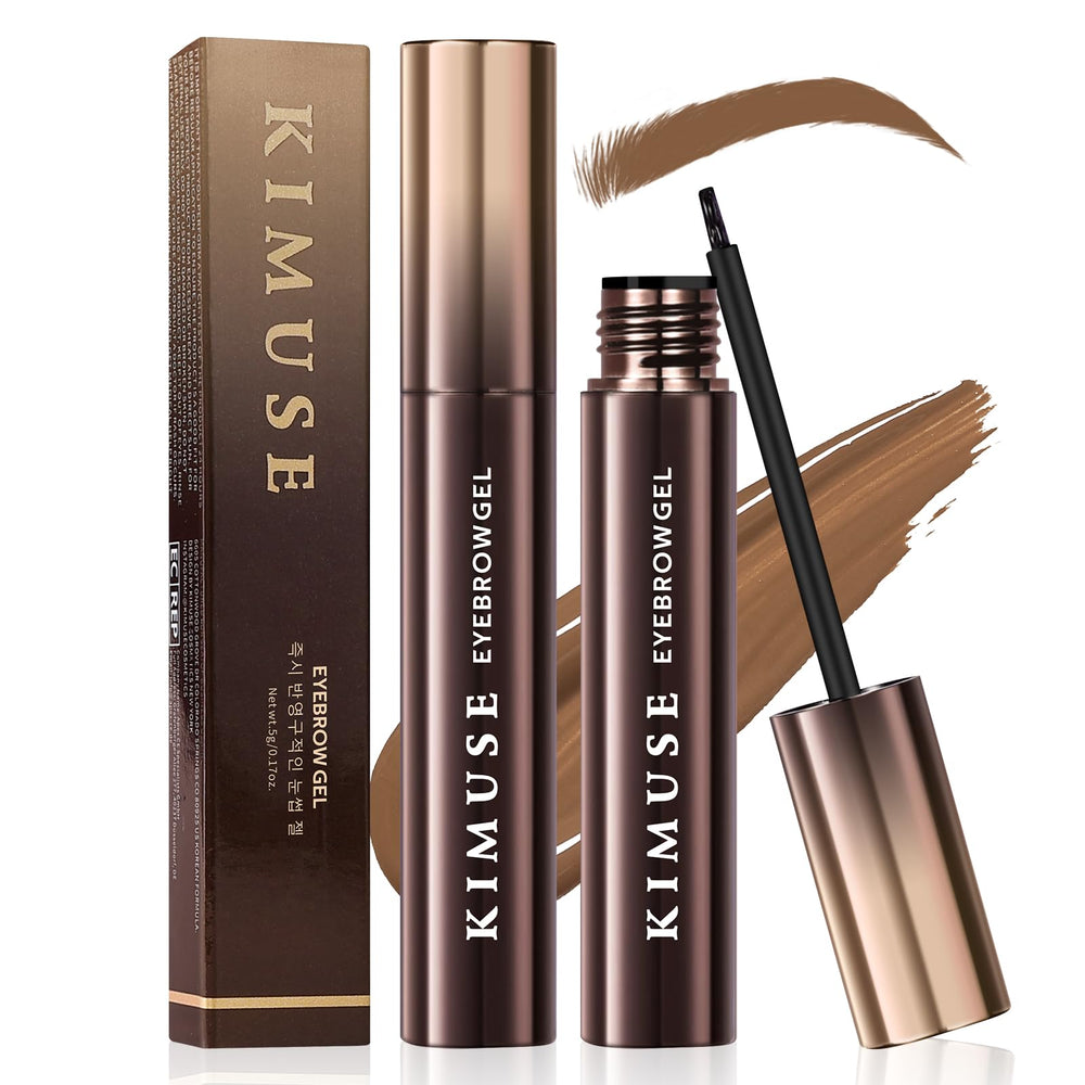 KIMUSE Gel sourcils teinte semi-permanente: couleur durable et naturelle.