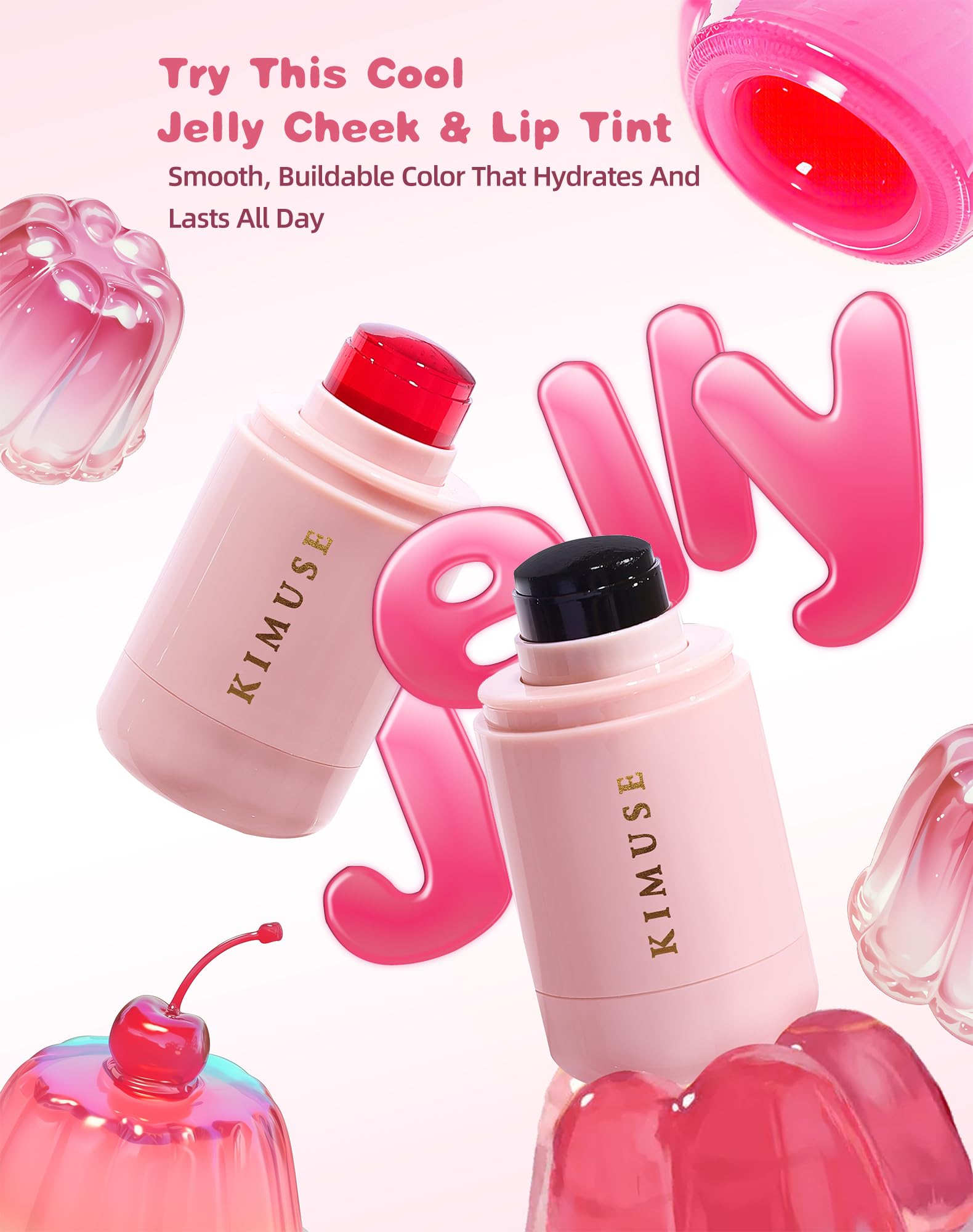 Format compact du KIMUSE Jelly Tint pour retouches rapides.