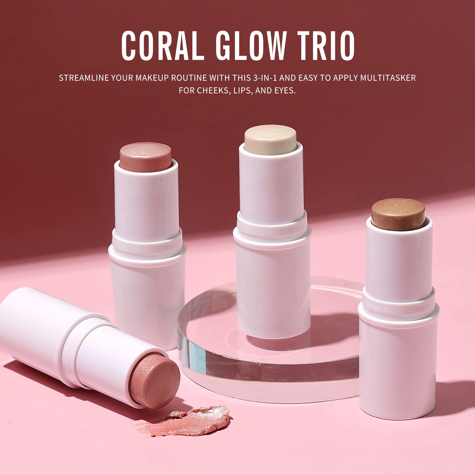 KIMUSE Multi Stick Trio – cadeau idéal pour femmes mûres et élégantes.