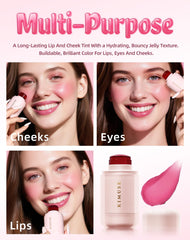 KIMUSE Teinte gel yeux léger et translucide pour un look quotidien élégant.