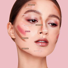 KIMUSE Trio de bâtons lèvres nude pour un sourire discret et durable