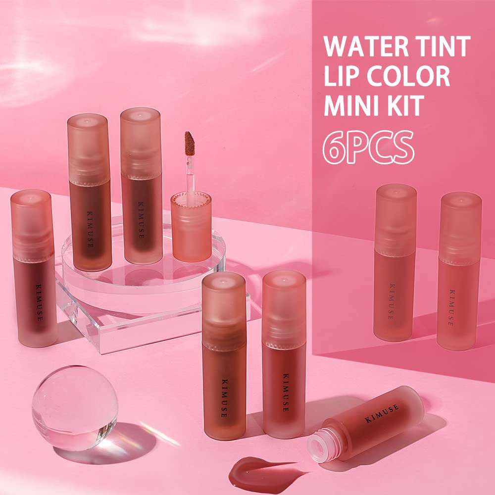 KIMUSE Water Gel Lip Tint, coffret cadeau idéal pour les fêtes.