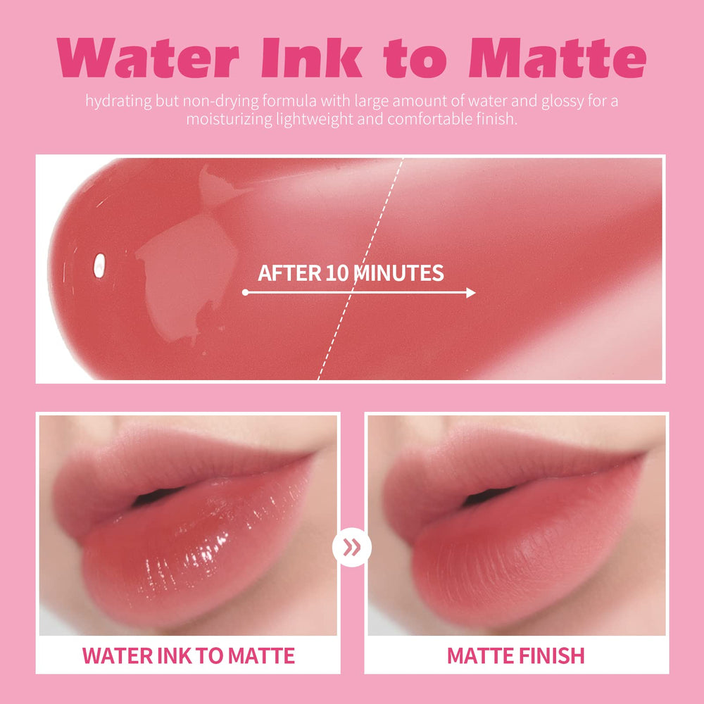 KIMUSE Water Gel Lip Tint, nuanciers de teintes pour varier les looks.