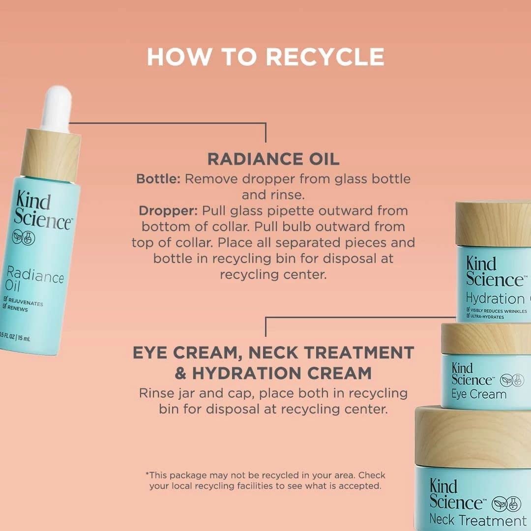Kind Science Radiance Oil - routine soin simple et facilement superposable