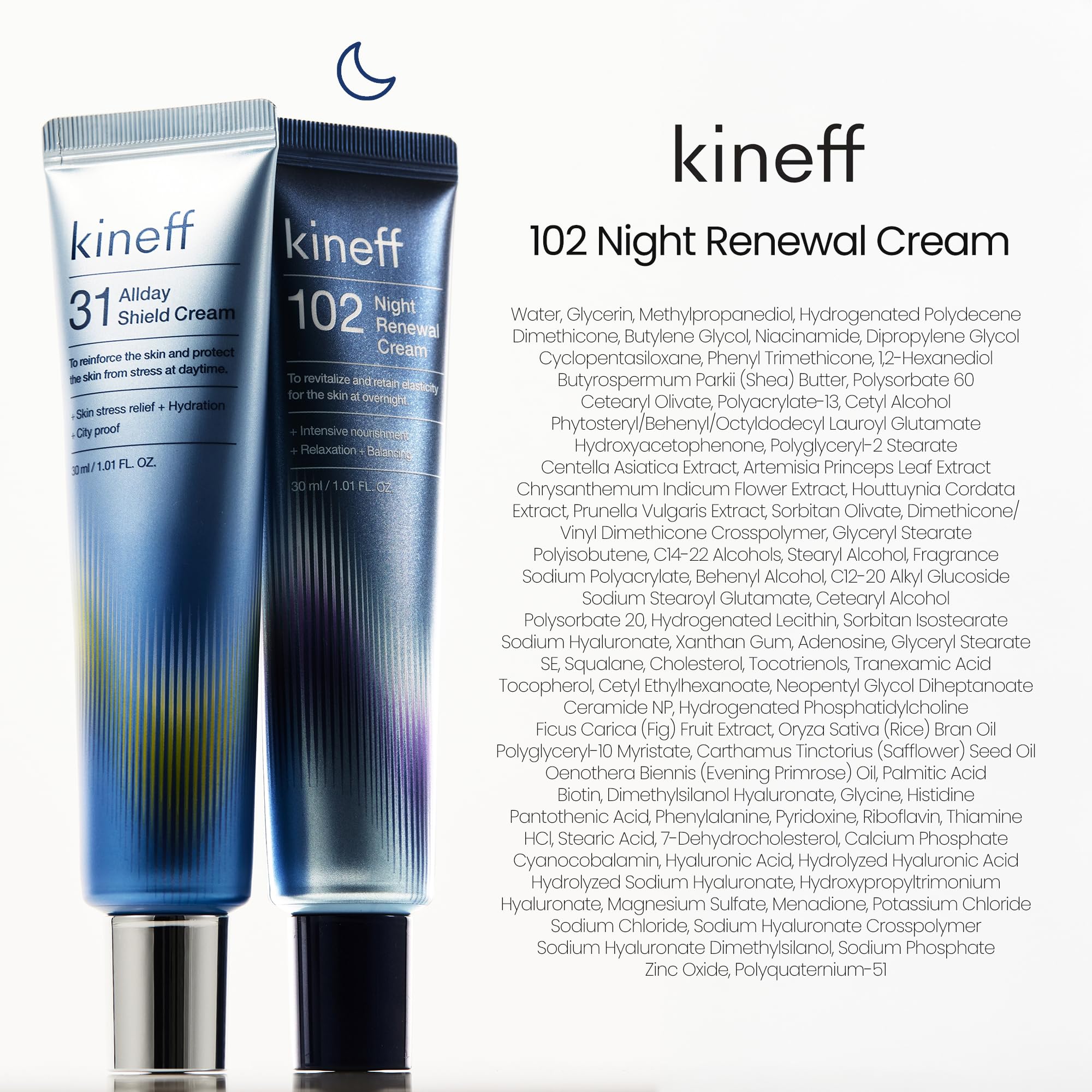 Produit fabriqué en Corée, dermatologiquement testé, adapté à tous les types de peau.