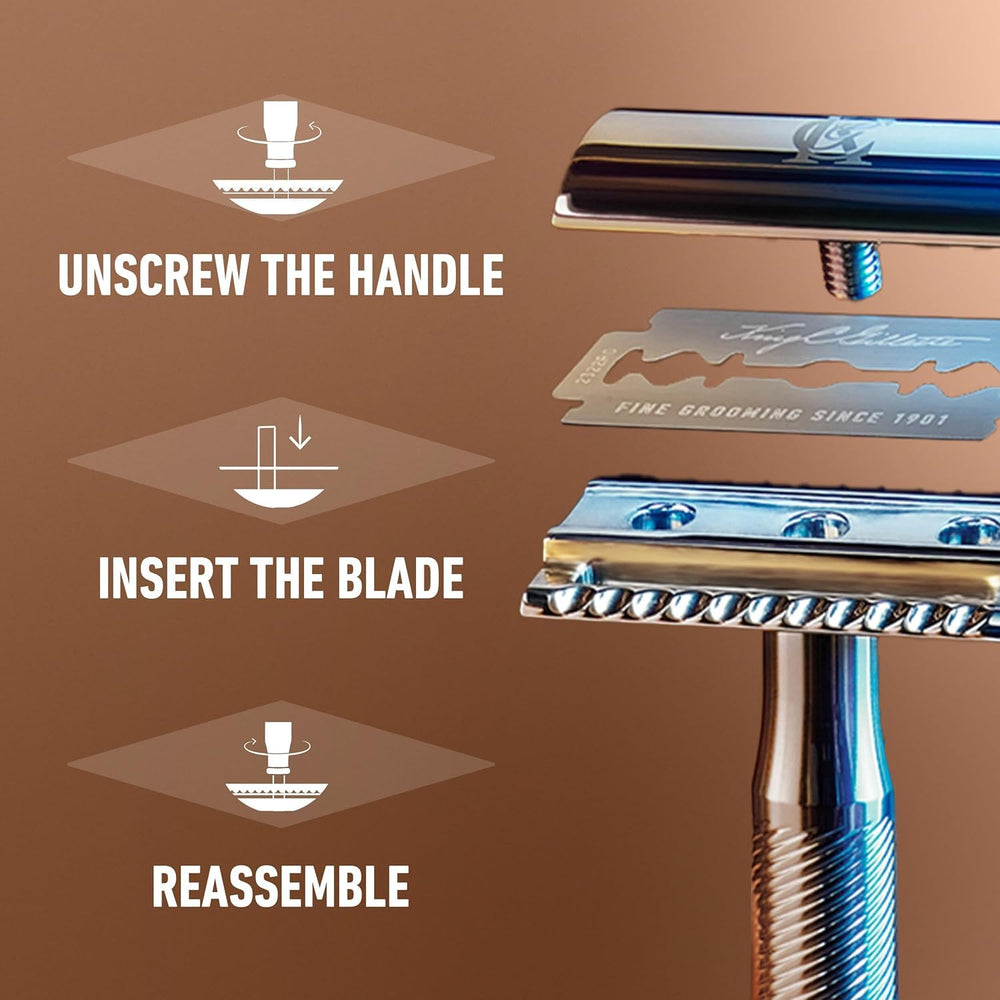 King C. Gillette design héritage évoque l’élégance et la performance.