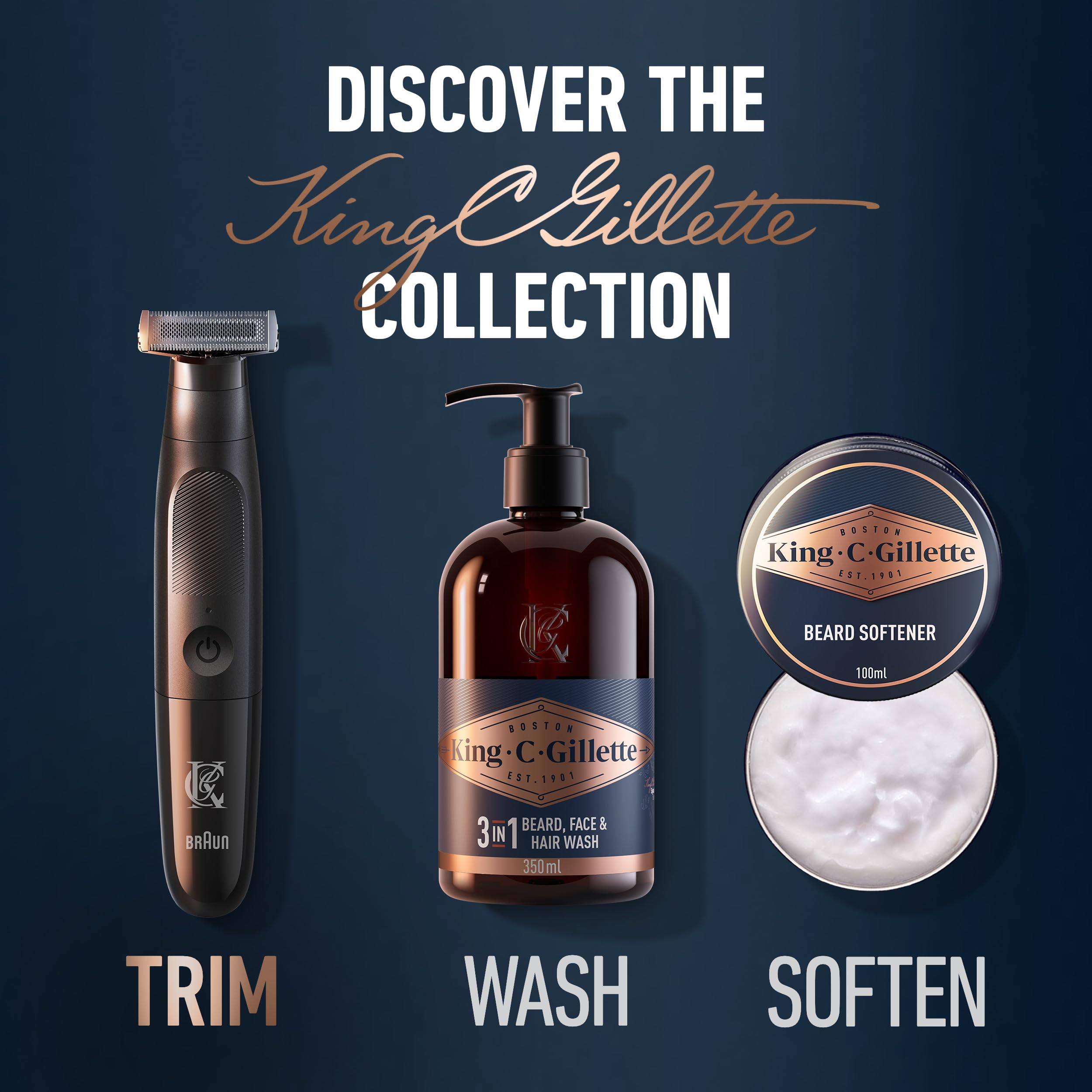 King C. Gillette Styler, routine quotidienne de grooming à domicile