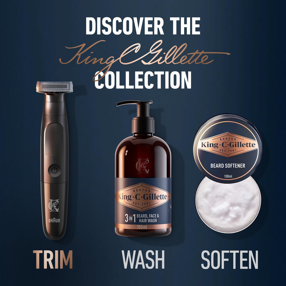 King C. Gillette Styler, routine quotidienne de grooming à domicile