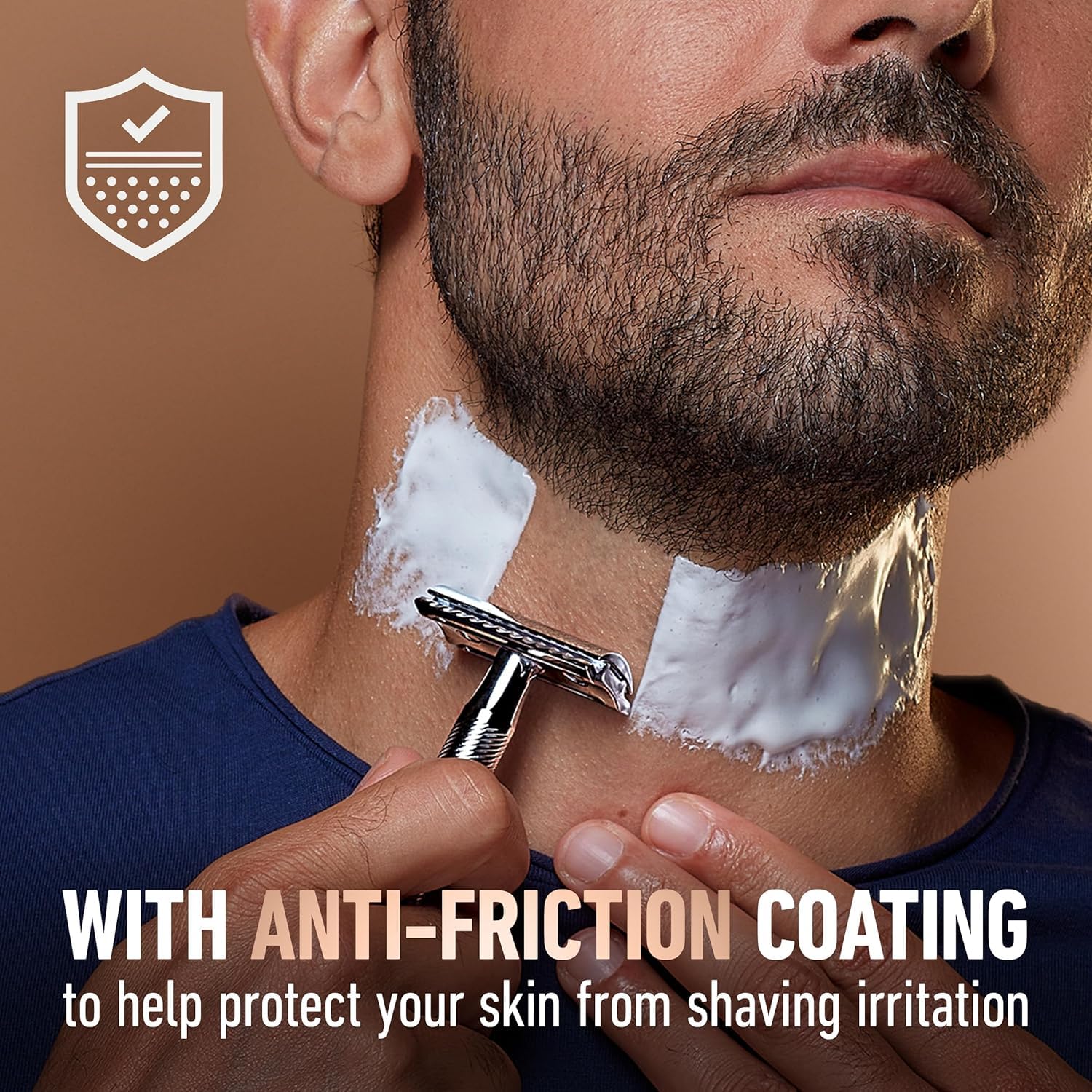 King C. Gillette tête à peigne fermé pour un contrôle optimal lors du rasage.