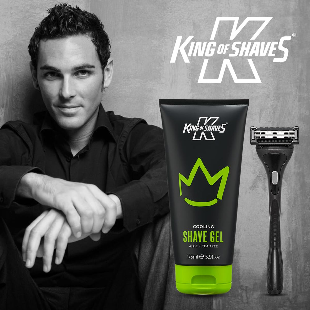 Menthol frais et Aloe apportent une sensation de fraîcheur lors du rasage.