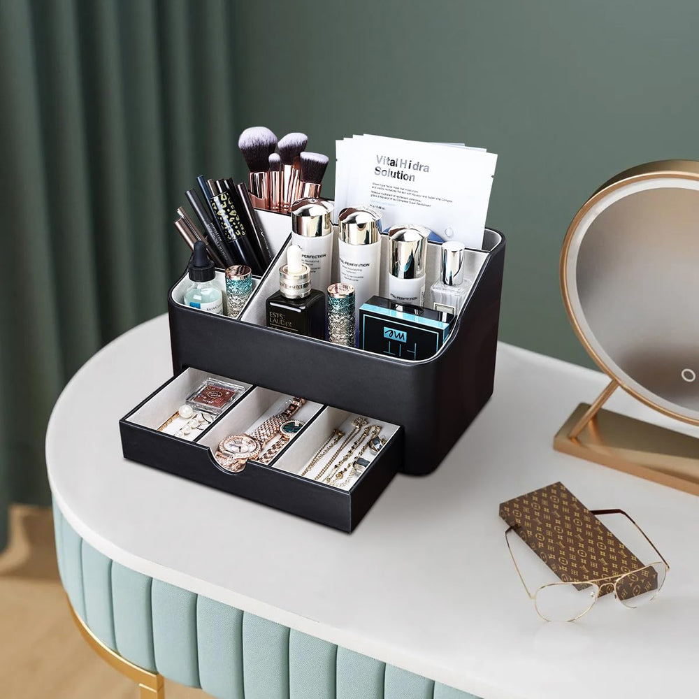 Kingfom Support Pinceaux Maquillage: accessoire stable pour le rangement des pinceaux.