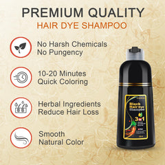 KingMing Shampoing Flacon 500ml, pratique et économique pour plusieurs applications.