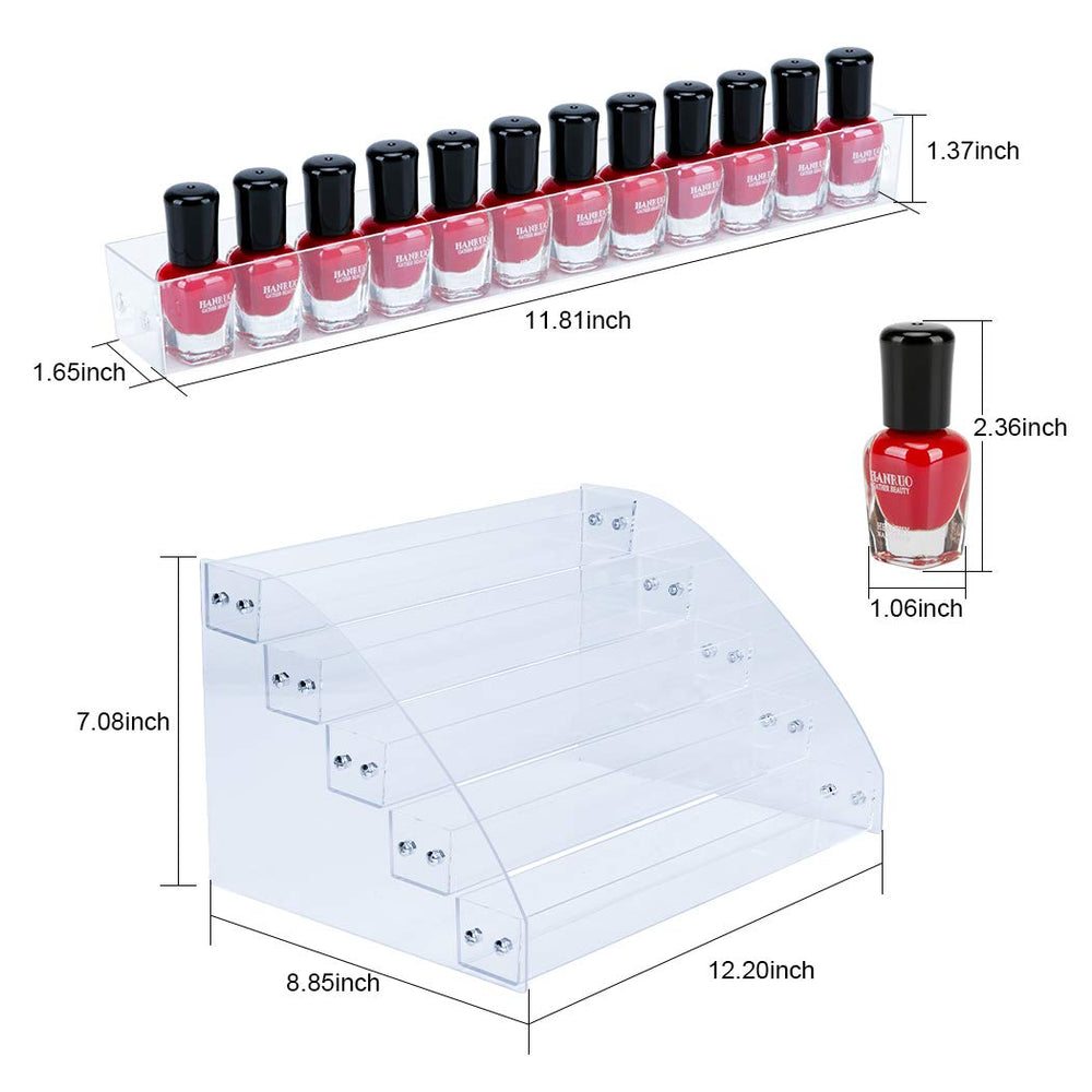 Affichage transparent KINGROW pour huiles essentielles, facilitant l'accès et le style sur le comptoir.