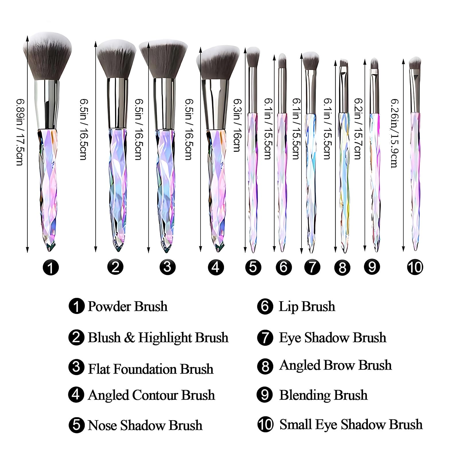 Kingtree pinceaux blending contouring – parfait pour estomper et sculpter les contours.