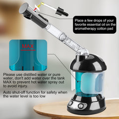 Ozone intégré Kinlito, brume purifiante pour pores et cuir chevelu.