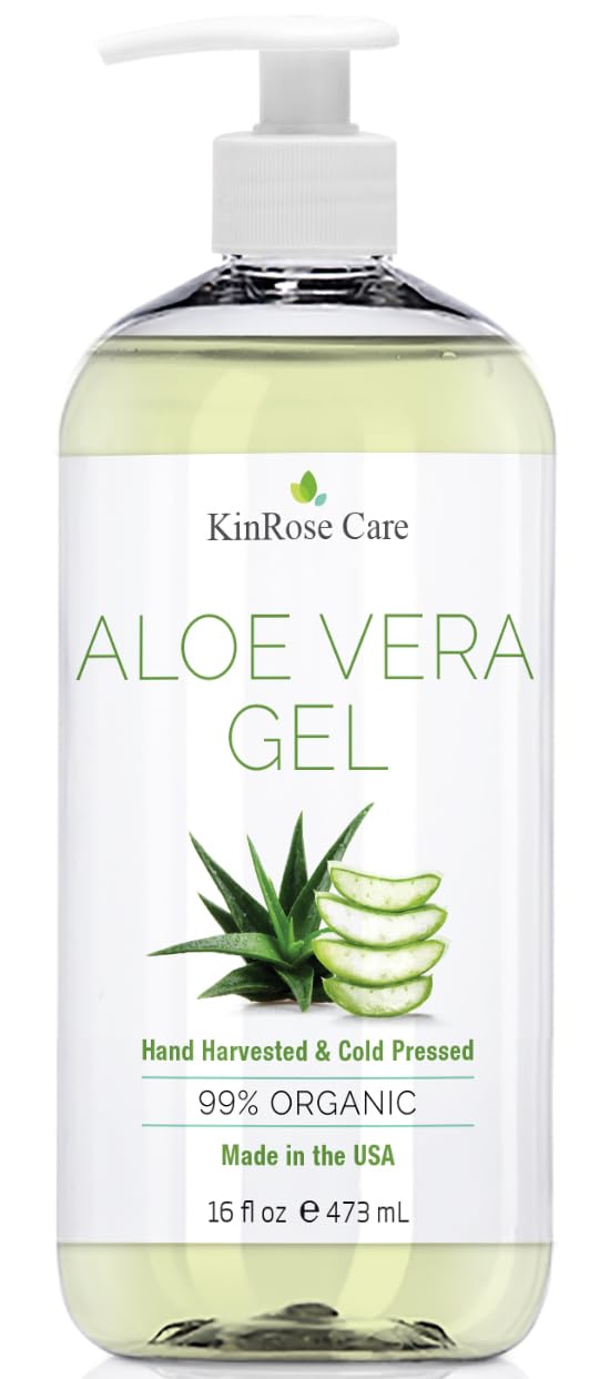 Sans parfum, KinRose Care Aloe pur convient à la peau sensible.