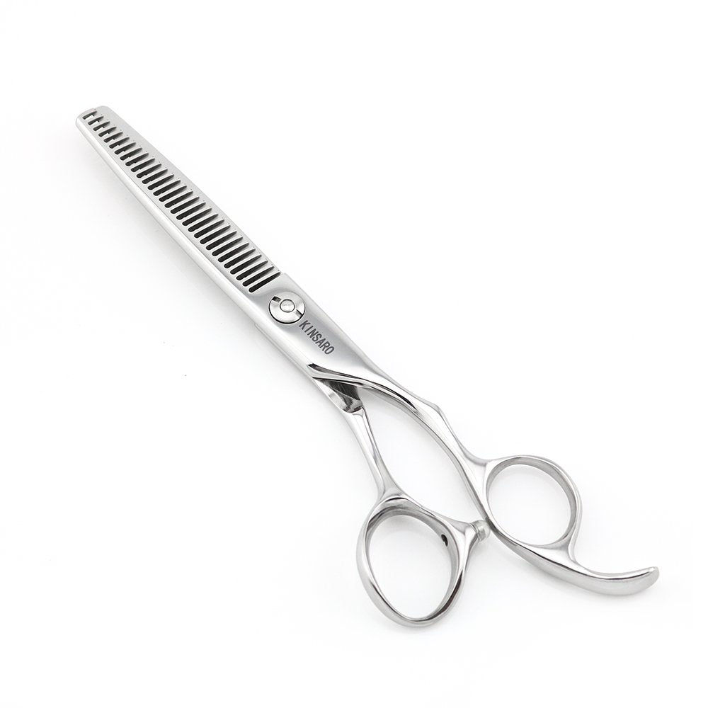 Ciseaux KINSARO barbiers 6 pouces, lame convexe 440C pour précision durable.