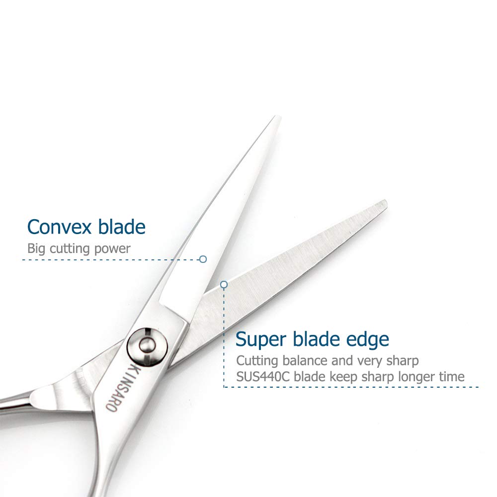 Gaine protectrice plastique KINSARO incluse pour rangement sûr.