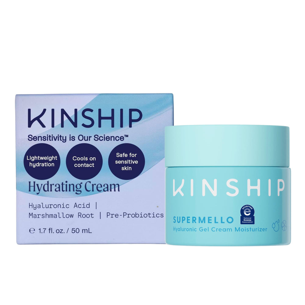 Kinship Supermello – bouteille de gel frais pour hydrater durablement la peau