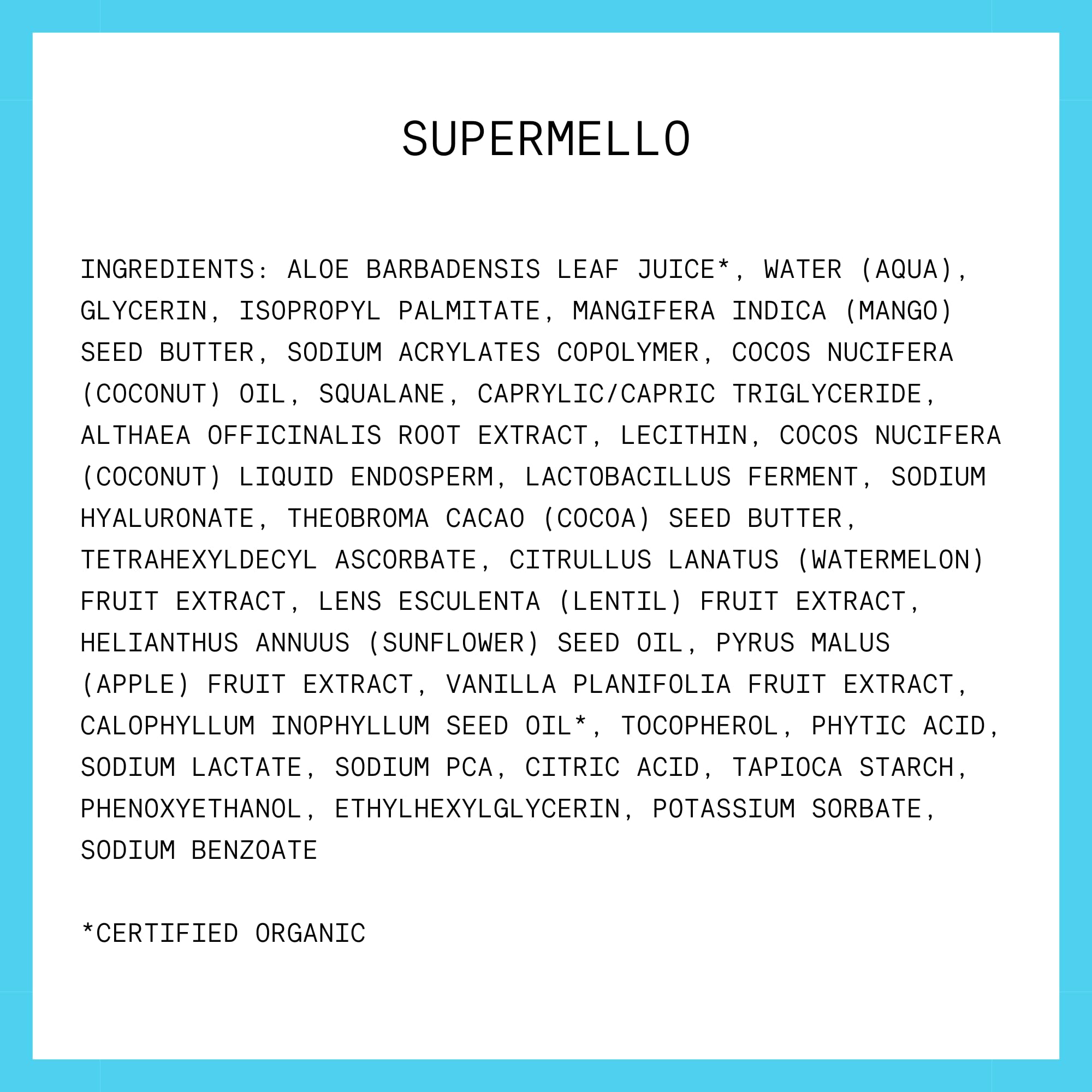 Kinship Supermello – formule sans parfum pour peaux sensibles