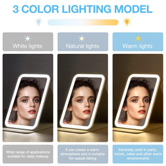 Miroir LED Kintion à 60 diodes pour un éclat homogène