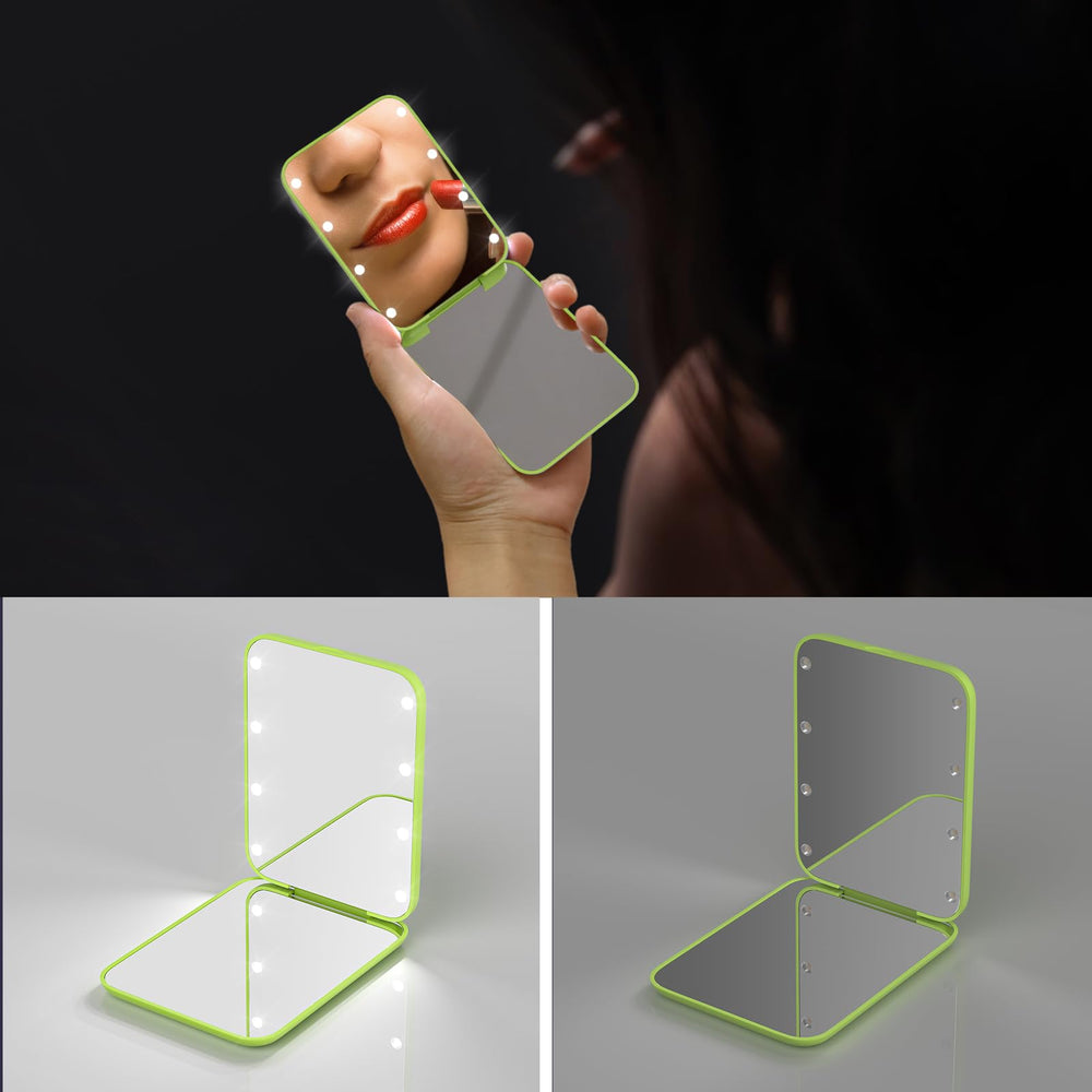 Miroir Kintion Pocket pliable à 180 degrés pour une prise en main confortable.